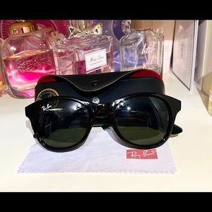 Ray-Ban sunglasses. Never worn, come with case and cloth.